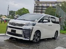 High Spec 2019/22 Toyota Vellfire 2.5 ZG