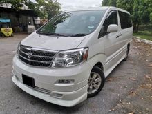 2004 Toyota Alphard 3.0 G MPV / POWER BOOT / POWER DOOR / LEATHER SEAT / SUNROOF / LIMITED STOCK / FIRST COME FIRST SERVE / MAKE APPOINTMENT NOW