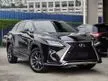 Recon 2018 Lexus RX300 2.0 F Sport SUV Panoramic Roof HUD BSM Red Leather Seat Eletric Seat 360 Surround Camera Free Warranty Year End Promo