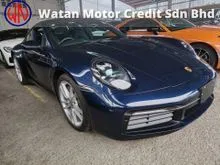 2021 Porsche 911 3.0 Carrera Coupe UNREG,JAPAN,5A,LOW MILEAGE,TOUCH SCREEN PCM,360 CAM,SPORT PADDLE SHIFT,KEYLESS START,ELECTRIC SEAT,LEATHER,FREE GIF