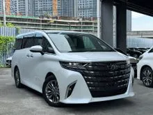 2024 Toyota Alphard 2.5 Z 7-Seater MPV ADAVNCE DRIVE DIM BSM 360 CAM SIDE STEP UNREG