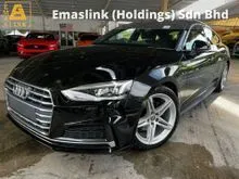 2018 Audi A5 2.0 TFSI S Line Sportback Unregister Victual Cockpit UK Spec 7-Speed DCT Matrix Headlights Local KL AP Warranty Provided