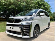 2020 Toyota Vellfire 2.5 ZG Showroom Unit New Car Full Spec