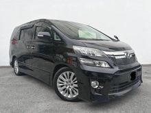 GRAB THE HOT DEAL 2012 Toyota Vellfire 2.4 Z Platinum MPV(PRICE INCLUDED GST)