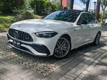 Clear Stock BiG OFFER  Full Spec Panaromic Roof Burmester 2022 Mercedes-Benz AMG C43 2.0 4MATIC Sedan