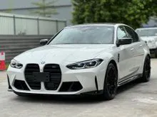 2022 BMW M3 3.0 Competition M xDrive Sedan, Orange Merino Leather, Harman Kardon, Carbon Fibre Interior