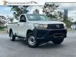 Used 2018 Toyota HILUX 2.4 (M) 4X4 SINGLE CAB PICK UP TRUCK TIPTOP CONDITION SERVICE ON TIME