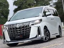 REG2025 TOYOTA ALPHARD 2.5 SC MODELLISTA FULL BODYKIT PILOT SEAT SUNROOF/MOONROOF POWER BOOT HEATER AND MEMORY SEAT HEATER STEERING SPARE TIRE LOW MI