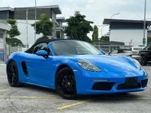 2022 Porsche 718 Boxster (2.0) - READY STOCK.. PDLS Plus, Black Seats, low KM...
