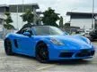 2022 Porsche 718 Boxster (2.0) - READY STOCK.. PDLS Plus, Black Seats, low KM...