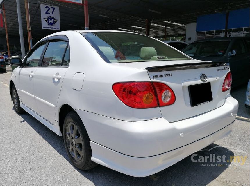 Toyota Corolla Altis 2002 E 1.6 in Kuala Lumpur Automatic Sedan White ...
