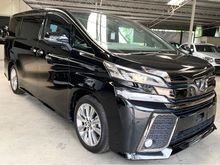 2016 Toyota Vellfire 2.5 ZA GOLDEN EYE - SUNROOF - 36K KM ONLY - PRE CRASH - 5 YEARS WARRANTY