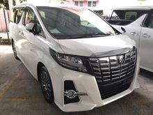 2016 Toyota Alphard 2.5 SC PILOT SEATS UNREG *** NO GST + LIMITED UNIT !!! ***