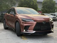 2023 Lexus RX 350 2.4 F Sport Rose Gold Japan Spec 6AA Full TRD Bodykit Digital inner mirror Electric Rear Seat Orange Caliper