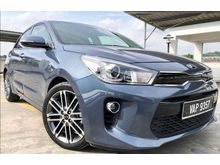 2017 Kia Rio 1.4 MPI (A) Hatchback ACCIDENT FREE FULL SERVICE RECORD WITH KIA WARRANTY BOLEH LOAN TINGGI ONE OWNER