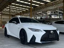 2021 Lexus IS 300 2.0 F Sport Mode Black ORANGE BRAKE CALIPER SUNROOF/Sedan/FREE 8 YRS WARRANTY