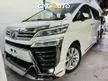 Recon 2019 Toyota Vellfire 2.5 Z A ZA Edition MPV / 7 SEATERS/ LOW MILES/ 2 POWER DOOR