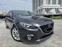 2016 Mazda 3 2.0 SKYACTIV-G High SPEC P/START HUD P/SHIFT POWER LEATHER SEAT LOW MILEAGE 3 YEARS WARRANTY TIP TOP CAR OFFER MUST BUY HERE