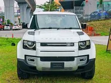 2022 Land Rover Defender 2.0 110 P300 SE SUV 18K+ KM FULL WAYS LEATHER SEAT MERIDIAN SOUND VARIENT AMBIENCE LIGHT KIT PROOF 4CAM SAFETY+ BSM LKA UNREG