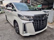 2020 Toyota Alphard 2.5 SC SUNROOF 3 LED AUDIO PLAYER UNREG MCO STOCK CLEARANCE