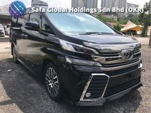 2017 Toyota Vellfire 2.5 ZG FULL SPEC JBL SUNROOF SURROUND CAMERA PRECRASH