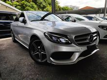 Recon Murahnya Unreg 2014 Mercedes Benz C180 AMG Sport Turbo Silver