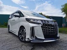 2018 Toyota Alphard 2.5 SC FULL SPEC ALPINE PLAYER 360 CAM 3 LED SUNROOF