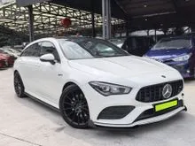 2020 Mercedes-Benz CLA200 1.3 AMG Line Shooting Brake Wagon (A) FULL CLA35 BODYKIT, FULL LEATHER SEAT, DYNAMIC DRIVE MODE, 19 SPORT RIMS, POWER BOOT