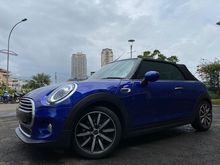 TDP125JT MINI COOPER 1.5 TURBO CONVERTIBLE 2018 NEW PROFILE F56 STARLIGHT BLUE ON BLACK ATPM