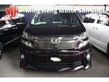 2014 Toyota Vellfire 2.4 Z G Edition MPV