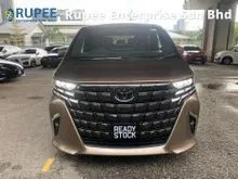 2025 Toyota Alphard 2.5 Z Magic Roof 360 Camera HUD DIM BSM Universal Side Step 12 KM 6A Local AP Unreg
