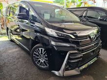 2017 Toyota Vellfire 2.5 ZG JBL LEATHER SUNROOF UNREG
