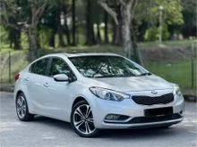 2016 Kia Cerato 2.0 K3 Sedan - Free Warranty & Service / Tip Top Condition / 1 Owner / Welcome Test Drive / Senang Lulus
