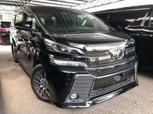 2016 Toyota Vellfire 2.5 ZG Edition MPV *SUNROOF *PRECRASH (UNREGISTERED)