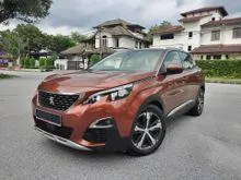 2018 Peugeot 3008 1.6 THP Allure SUV (A) CLEAR STOCK PROMOTION /3 YEAR WARRANTY (EDWARD)
