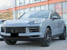 Incoming Stock 2024 Porsche Cayenne 3.0 SUV Grade 5A Low Mileage Japan Spec With Sport Chrono Package, BOSE, 14 Ways Seat And More Open For Booking