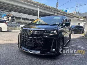 2021 Toyota Alphard 2.5 S Type Gold 3 LED LIGHT, 7 SEATER 3 PWR DOOR , ORIGINAL ROOF MONITOR