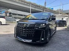 2021 Toyota Alphard 2.5 S Type Gold 3 LED LIGHT, 7 SEATER 3 PWR DOOR , ORIGINAL ROOF MONITOR