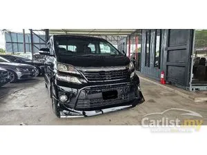 2014 Toyota Vellfire 2.4 Golden Eye with Modellista B/Kit + Alloys Rims