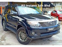 2015 Toyota Fortuner 2.7 V TRD Sportivo SUV 4WD FACELIFT LOW MILE 56KM