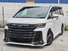 OPEN FOR NEGO 2023 Toyota Vellfire 2.4 Z Premier MPV GRADE 5A LOW MILEAGE BROWN INTERIOR  HUD BSM DIM GR BODYKIT