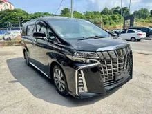 2021 Toyota Alphard 2.5 S Type Gold 7 Seater 2 Power Door Power Boot 3 LED Ready Stock