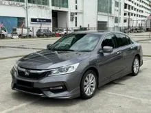 2016 Honda Accord 2.0 VTi-L Sedan FACELIFT Honda LANE WATCH POWERED LEATHER SEAT FREE WARRANTY