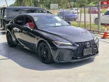 2021 Lexus IS 300 2.0 F Sport Mode Black Grade 4.5B Ready Stock Grade 5 Years Warranty