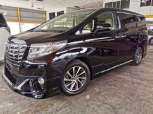 2017 Toyota Alphard 3.5 EXECUTIVE LOUNGE 3 YEAR WARRANTY INS
