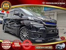 2016 Toyota Vellfire 2.5 Z G Edition MPV **PRICE Included SST**CLEARANCE SALES**2 POWER DOOR**POWER BOOT**FULL TRD BODYKIT**ALPINE**UNREG**JAPAN SPEC