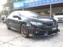 Full Bodykit Skirting,Keyless Push+Remote Start,Driver Power Seat,Infotainment Display,Reverse Cam,RE30 Sport Rim-2017 Honda Civic 1.8 S i-VTEC Sedan