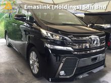 2016 Toyota Vellfire 2.5 Z Golden Eyes MPV NO GST Unregister
