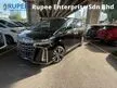 Recon 2021 Toyota Alphard 2.5 G S C Package MPV Sunroof Moonroof Dim Bsm System Apple Car Play Roof Monitor