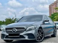 2021 Mercedes-Benz C300 2.0 AMG Line Sedan // AMG Bodykit & Side Skirt // Panoramic Roof // Power Boot // 360 Camera // Blind Spot // MULTIBEAM LED //
